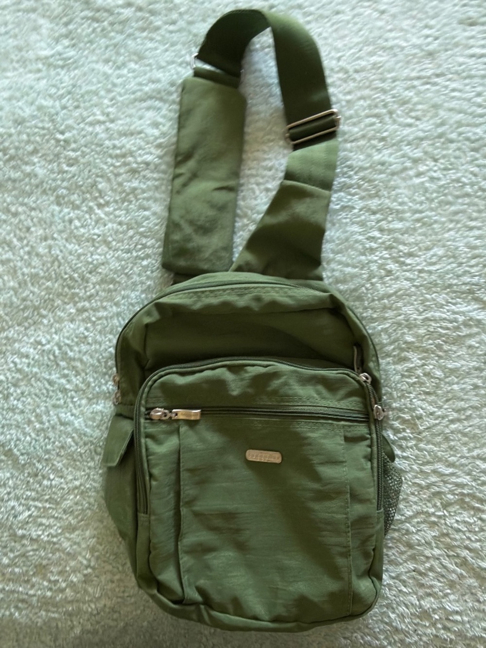 Bagalini Olive Green Crossbody Sling Bag